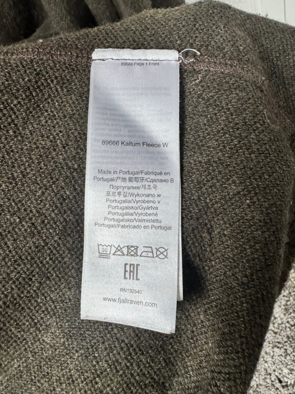 Fjallraven Women's Kaitum Fleece Hoodie - Picture 10 of 11